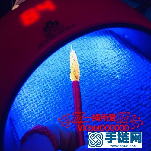金線紅繩編制文昌筆的制作教程
