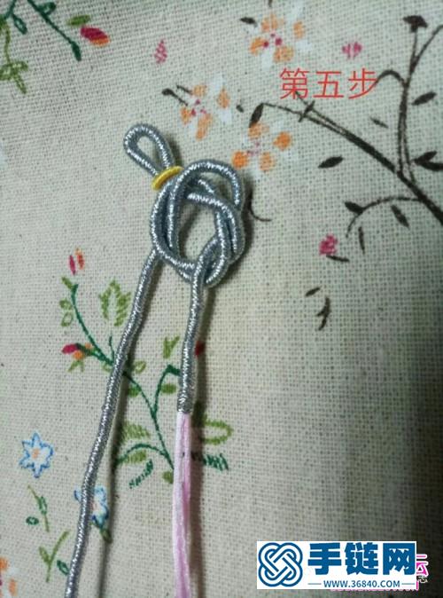 中國結(jié)吉祥如意小掛飾的編制步驟圖