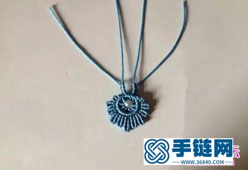繩編民族風耳飾的制作步驟圖