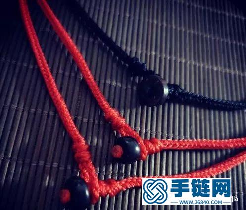 眾購節繞線雙同心結頸鏈的制作方法