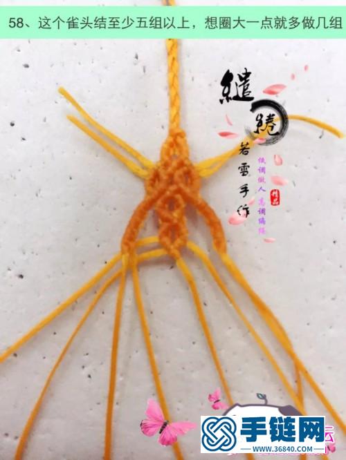 繩編綰青絲發簪的詳細制作圖解
