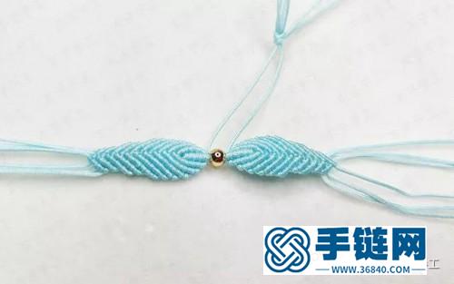 繩編蝴蝶結耳線的詳細制作教程
