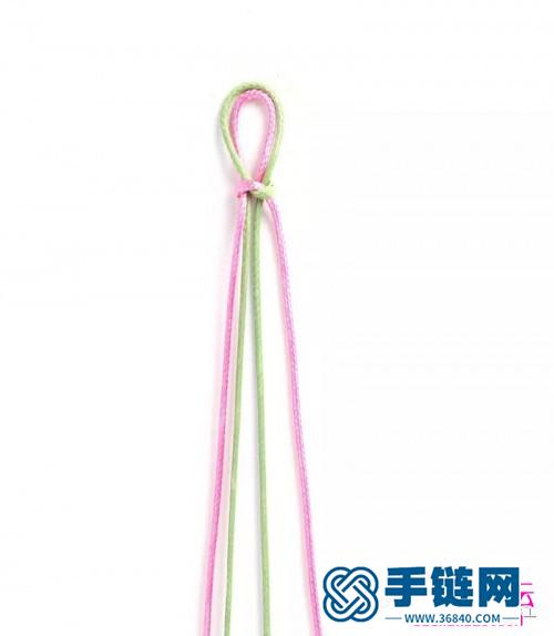 繩遍同心結手鏈的方法