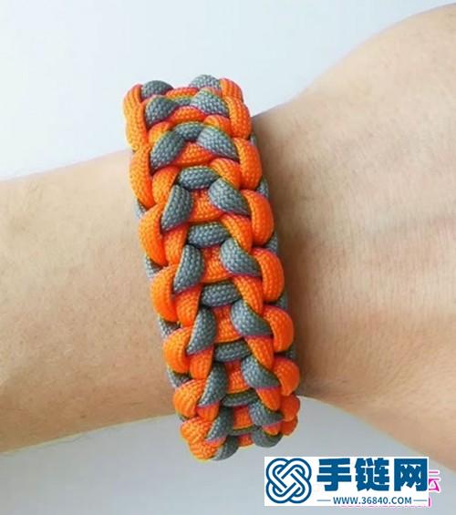 傘繩手環(huán)編織收尾教程