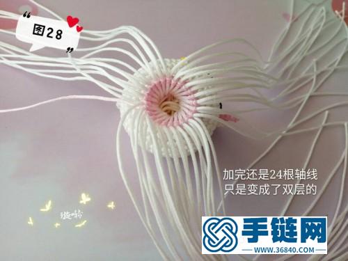 玉線繩編可愛(ài)凱蒂貓的詳細(xì)編制教程