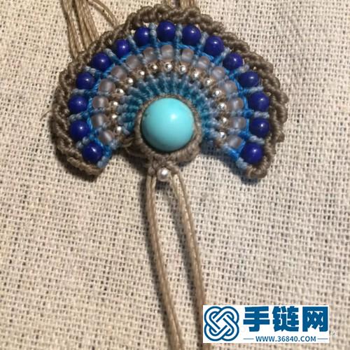 蠟線珠子民族風耳環的詳細制作圖解