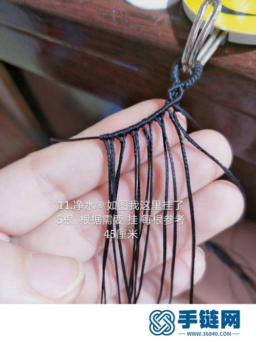 瓊華織片串珠項鏈吊墜的詳細制作圖解