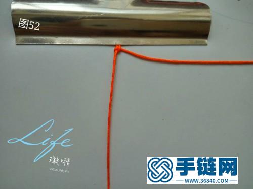 玉線繩編指環小熊的詳細編制教程