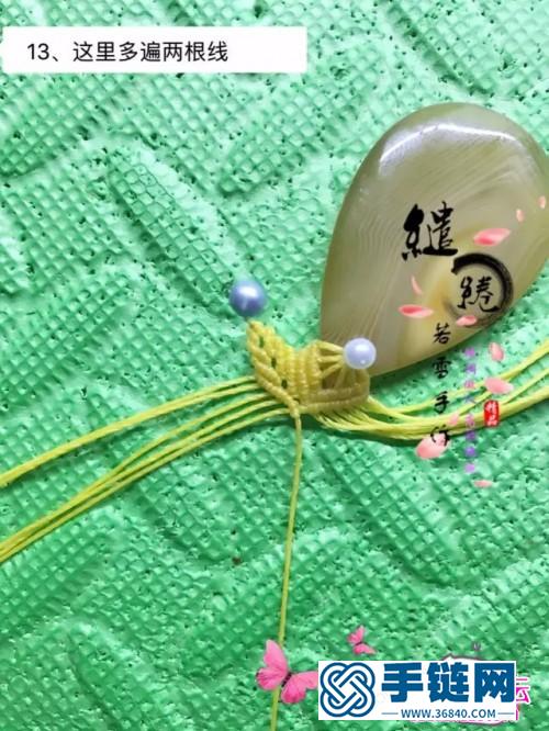 清靈掛石項鏈的詳細制作圖解