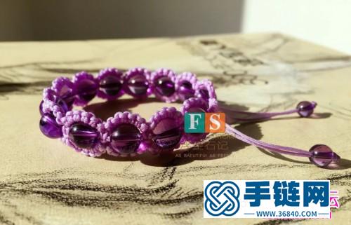 一步步教你雀頭結(jié)串珠手鏈的編制圖解
