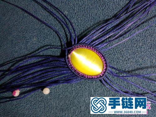 繩編飛翔的小鳥掛飾的詳細制作圖解