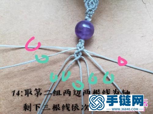 扁蠟macrame單珠手繩的詳細(xì)制作圖解