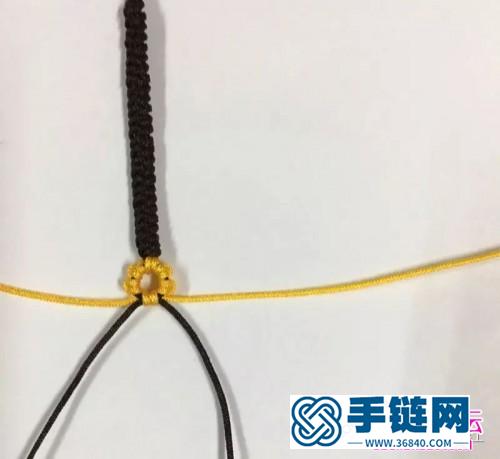 雀頭結編桃花手鏈的編法步驟