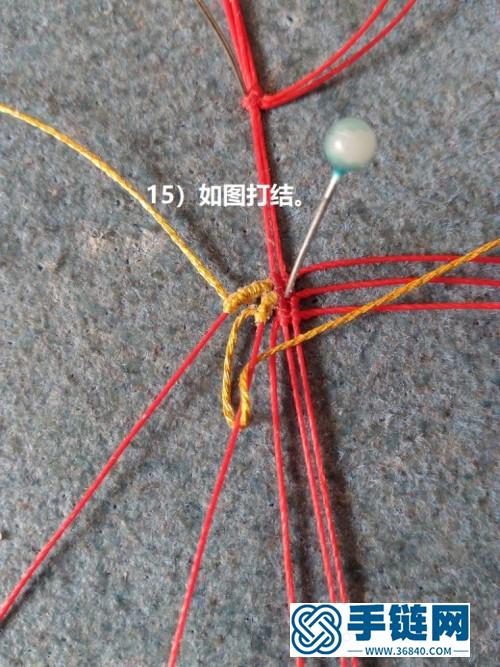 中國結蠟線紅瑪瑙翡翠金珠木簪步搖的詳細制作教程