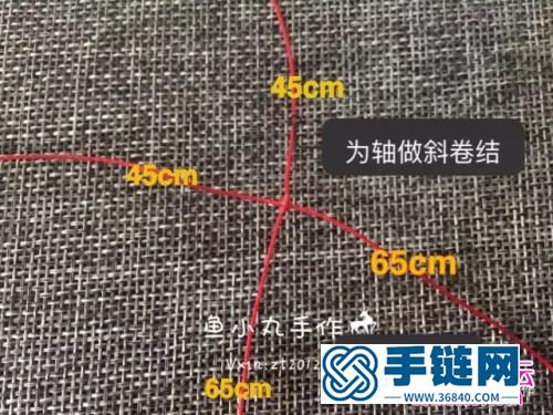 繩編純銀景泰藍民族風手鏈的詳細編制圖解