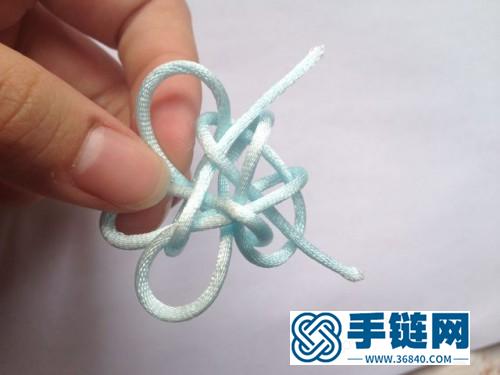 清新套色胸針的編法