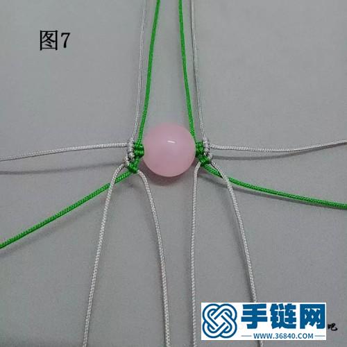 素影如夢粉晶手繩的詳細制作圖解