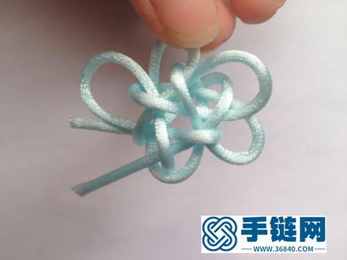 清新套色胸針的編法
