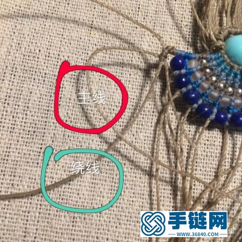 蠟線珠子民族風耳環的詳細制作圖解
