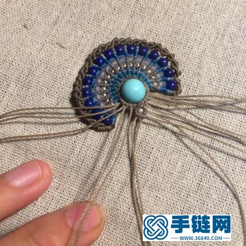 蠟線珠子民族風耳環的詳細制作圖解
