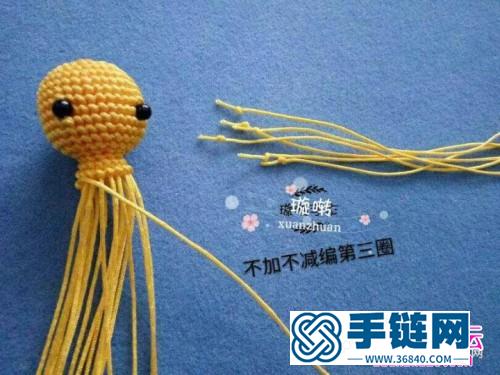 想不到是用繩編的！玉線編織超萌皮卡丘的詳細(xì)圖解