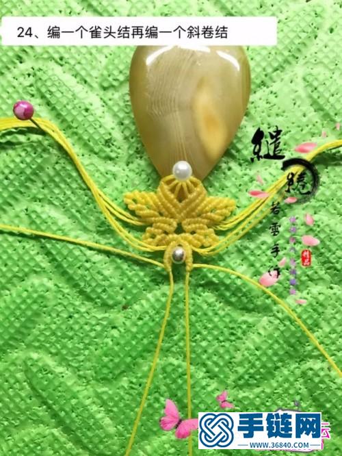 清靈掛石項鏈的詳細制作圖解