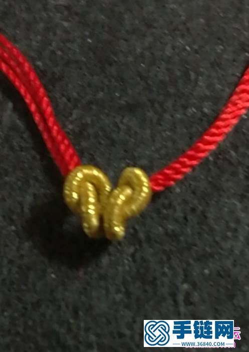 繩編金蝶結(jié)的制作圖解