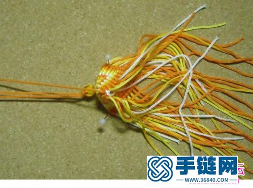 玉線繩編粽子的詳細制作圖解
