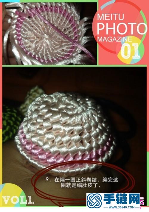 反斜卷結烏龜小擺件的制作圖解