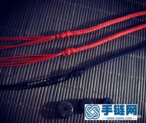 眾購節繞線雙同心結頸鏈的制作方法