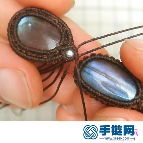 蠟線隨形寶石手鐲的詳細制作圖解