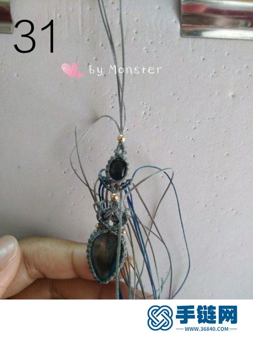 哥特風中國結項鏈吊墜的詳細制作圖解