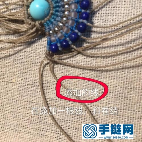 蠟線珠子民族風耳環的詳細制作圖解