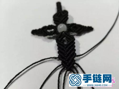 編繩翡翠珠子十字架項(xiàng)鏈吊墜的詳細(xì)制作步驟圖