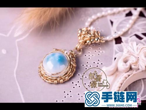 手工包金線繞線吊扣的制作圖解