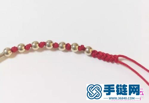 繩編k金手鏈的制作圖解