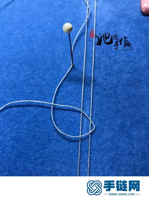 雙層包石串珠手繩的詳細編制方法