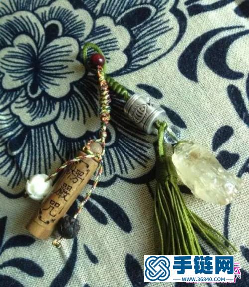 繩編古樸流蘇掛件的制作方法