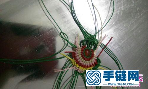 繩編掛珠裙舞耳環(huán)的詳細(xì)制作圖解