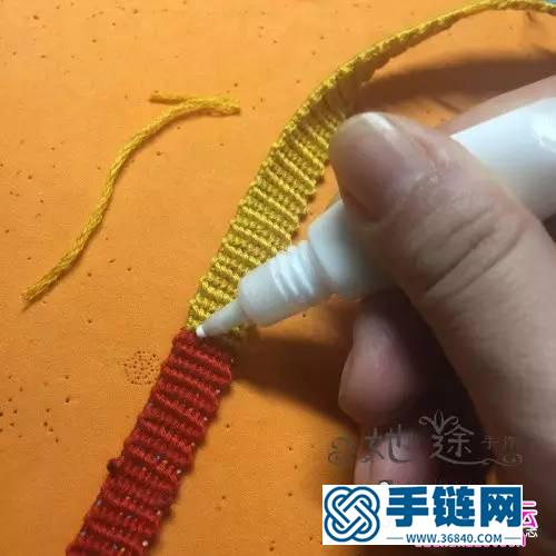 繩編圖案版手繩的詳細教程
