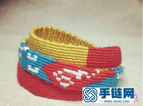 繩編圖案版手繩的詳細教程