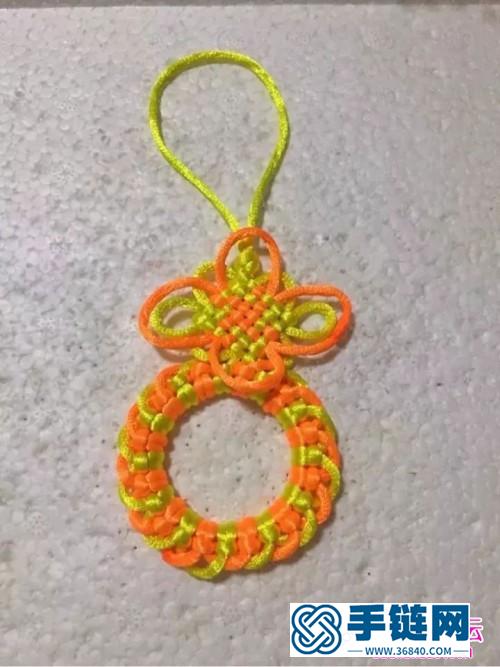 盤長結福祿車掛的制作圖解