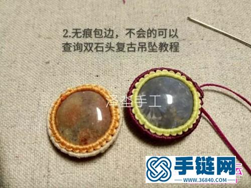 繩編生如夏花手工項鏈的詳細繩編教程