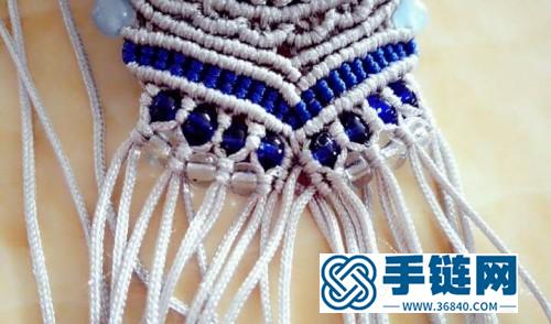 玉線包石串珠寬版手鐲的詳細制作教程
