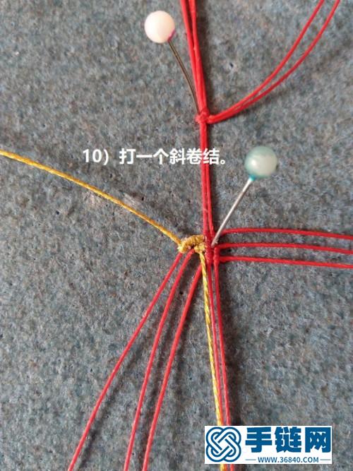 中國結蠟線紅瑪瑙翡翠金珠木簪步搖的詳細制作教程