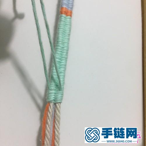 繞線情侶手環(huán)的制作方法圖片