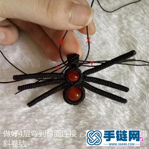 編繩蜘蛛項鏈毛衣鏈的詳細制作圖解
