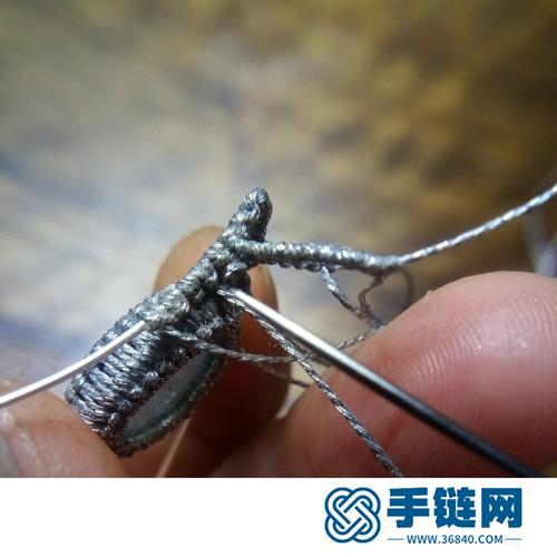 中國結(jié)蠟線包石精靈戒指的詳細制作圖解