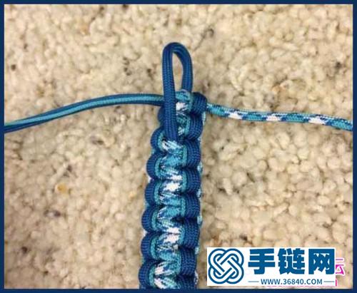 繩編繩結鑰匙扣的步驟圖