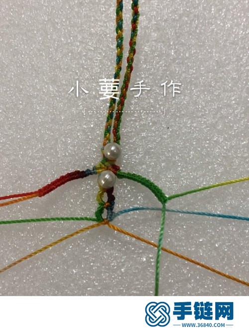 繩編天使翅膀朱砂生肖鑰匙扣掛飾的詳細編制教程